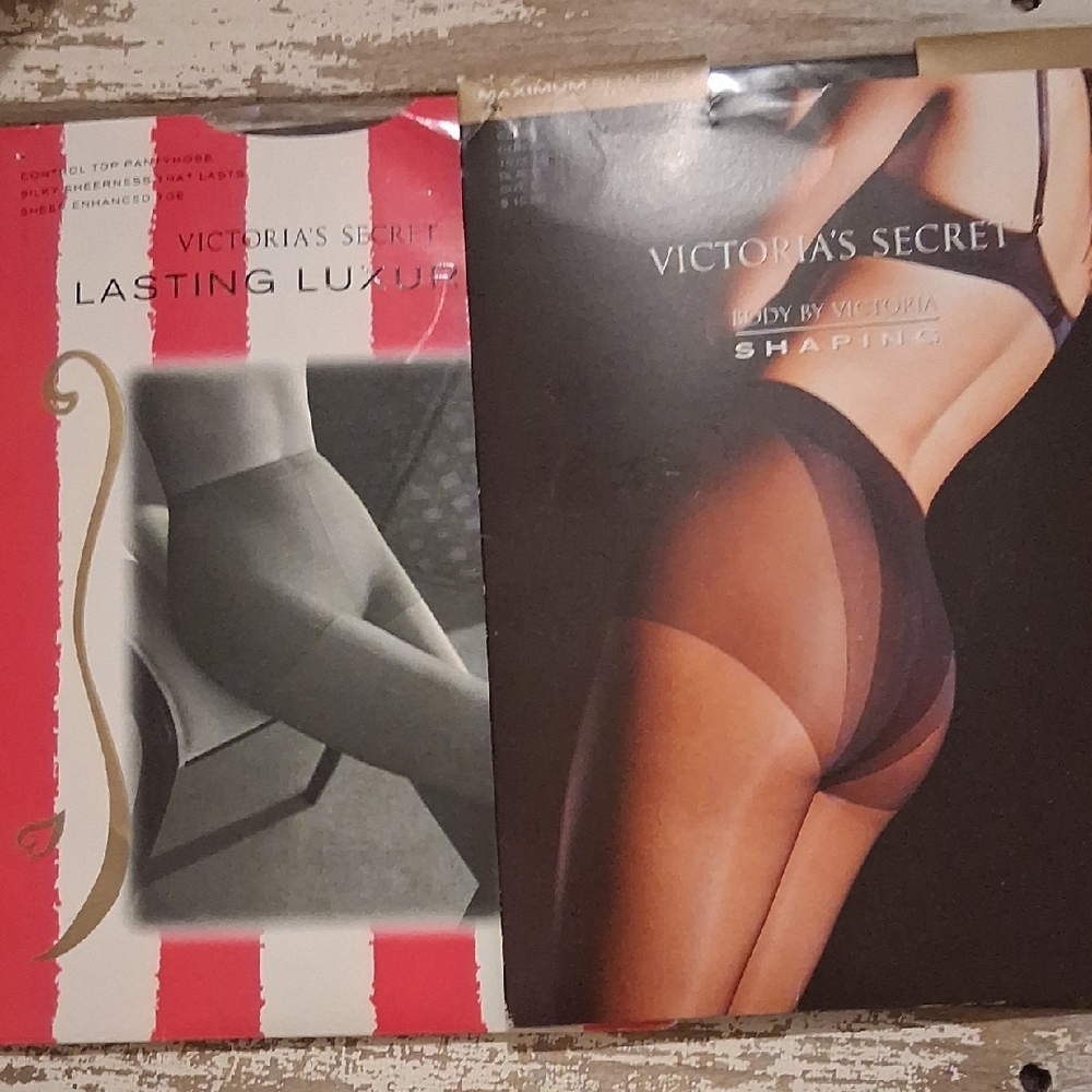 Victoria's Secret Black & Pink Hosiery Pack - Shaping & Lasting Luxury. SOLD